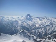 Che giornata: dalla punta buon innevamento a Nord in Val Pellice
