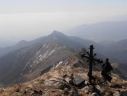 12 - dalla Punta della Croce si vede tutta la cresta percorsa