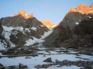 Base del canale all'alba