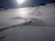 le prime curve in discesa....ma dura solo 200 m