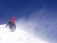 Cresta finale un po' ventosa