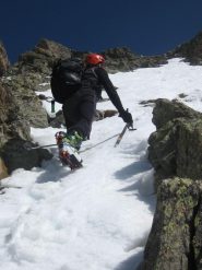 Poco prima della vetta