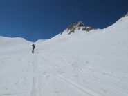 Pianoro attraversato e vetta sulla dx