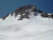 ecco la punta sbucando dal pendio