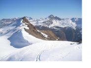 Il Pic de Maloqueste e il M.Palavas, salendo al Segure.