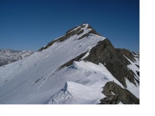 Il Pic de Segure visto dalle pendici dello Sparveyre