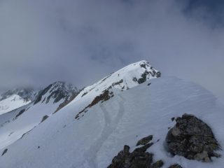 Arrivo sulla cima 3193