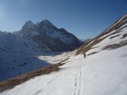 discesa verso il Rèfuge de l'Alpe de Villar d'Arene