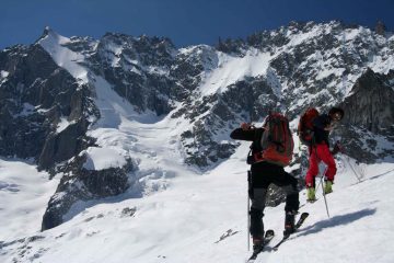 salendo al rifugio de l'A NEUVE 