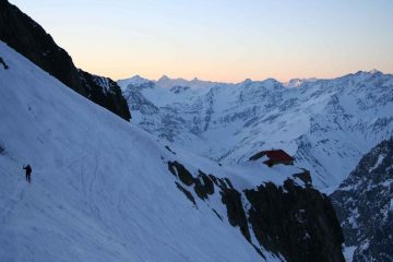partenza dal rifugio