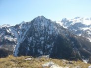 L'austera parete Nord del Fantino