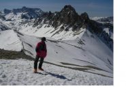 Il Col Albert con a ridosso le Rocher de l'Eissassa