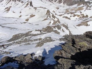 sguardo verso l'antecima