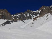 La Parrachée con il pendio finale