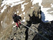 Cresta Sigismondi in discesa