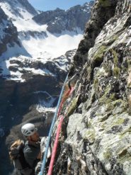 traverso verso l'ultima sosta prima del tiro finale