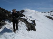 Sulla cresta verso la Chalance Ronde