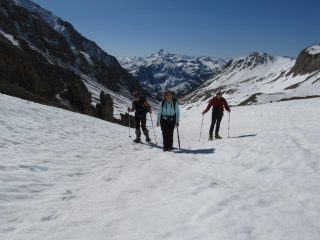 I soci nel vallone di salita