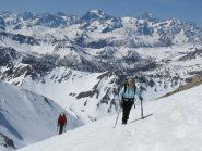 Pendio sotto la vetta dei Rochers Charniers
