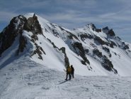 La cresta percorsa