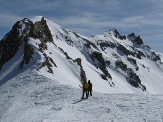 La cresta percorsa