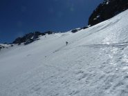 Discesa nel vallone ex ghiacciaio Muraion