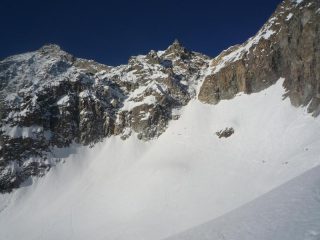 il canale Est  Breche de la plate des Agneaux