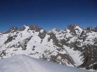 panorama dalla Breche de la Plate des Agneaux 