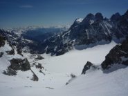 scivoliamo verso il Glacier Blanc