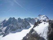dalla punta vista sulla Barre des Ecrins