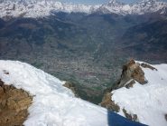 aosta vista dalla vetta 