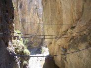 l'interno dell'orrido