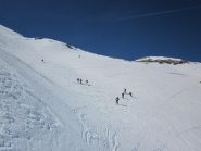 il canale sotto la cima