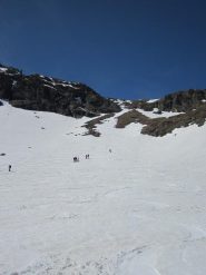 il bellissimo pendio sotto il Lago delle Monache