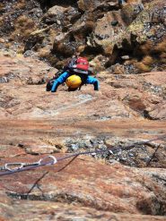 La bella placa ... quasi in cima