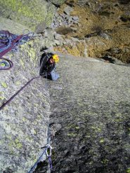 all'uscita del bellissimo diedro di 6c