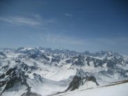 scorcio del panorama (a ovest, zona più innevata) dalla vetta