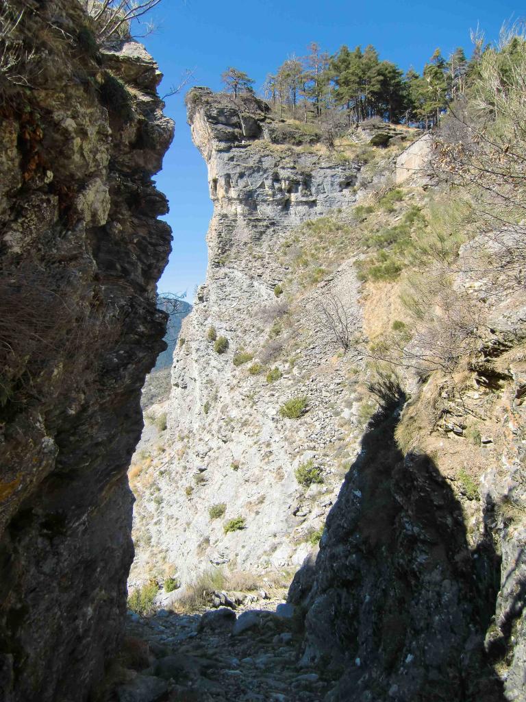 Inizio discesa d'effetto