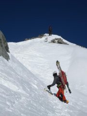 Scendendo dalla cima