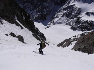 couloir sud du col du Casset