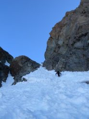 Canale che porta alla cresta NO