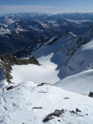 Glacier du Casset da scendere