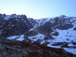 Attacco del canale sulla sinistra