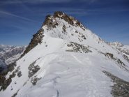 il tratto finale di cresta 