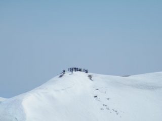 sci alpinisti sul bodoira