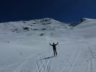 discesa su neve stupenda