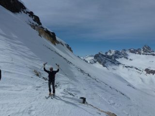 arrivo al colletto sottostante 3190
