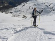 Bello stile di Enrica in salita.