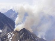INCENDIO AL RIFUGIO NELLO CONTI