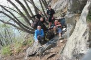 foto di gruppo con signorine